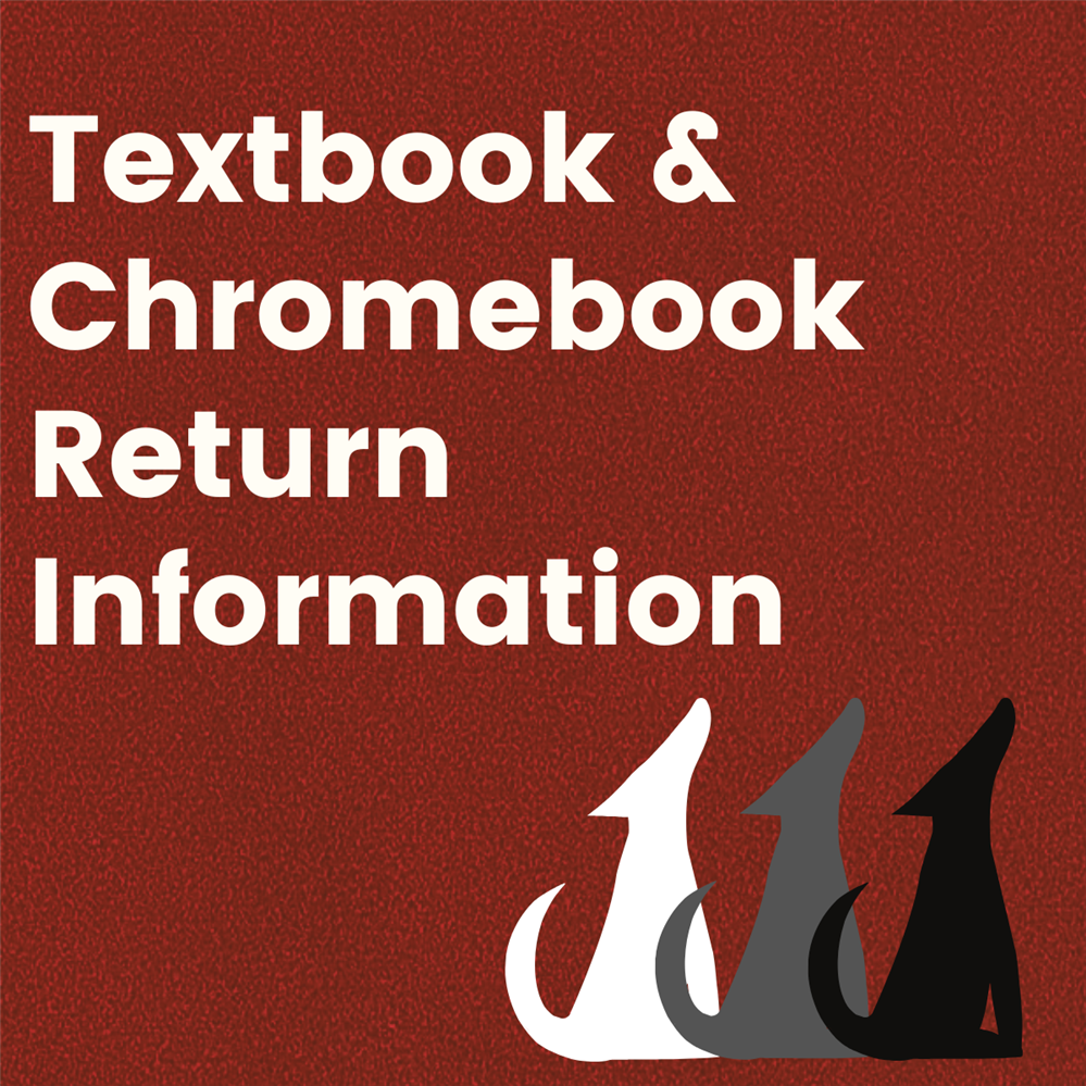  textbook and chromebook return information